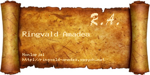 Ringvald Amadea névjegykártya